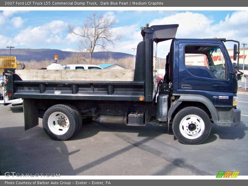  2007 LCF Truck L55 Commercial Dump Truck Dark Blue Pearl