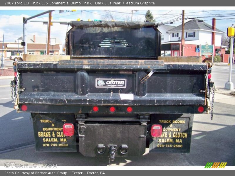 Dark Blue Pearl / Medium Graphite 2007 Ford LCF Truck L55 Commercial Dump Truck