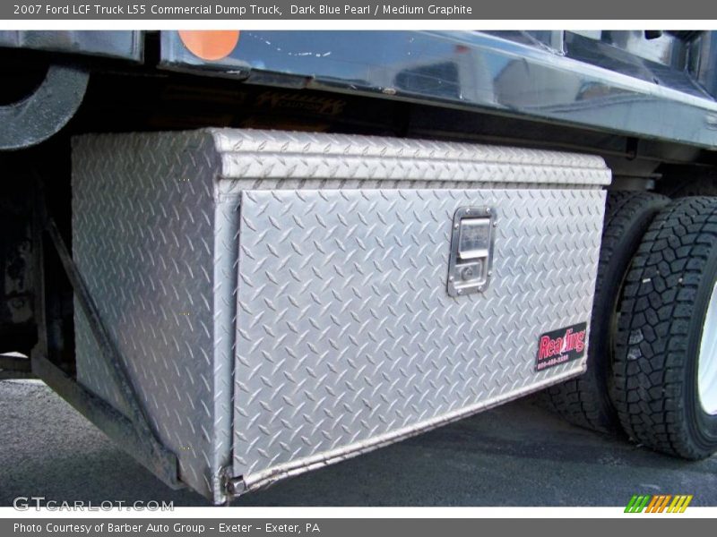 Dark Blue Pearl / Medium Graphite 2007 Ford LCF Truck L55 Commercial Dump Truck