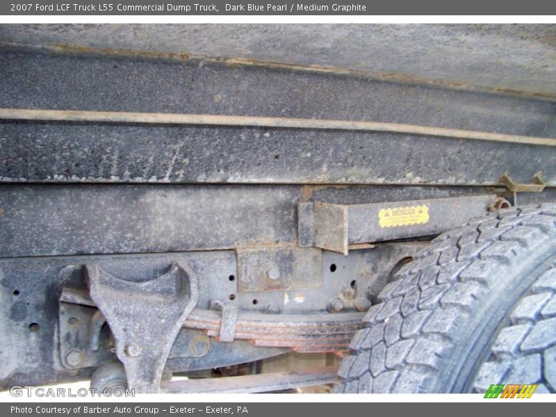 Dark Blue Pearl / Medium Graphite 2007 Ford LCF Truck L55 Commercial Dump Truck