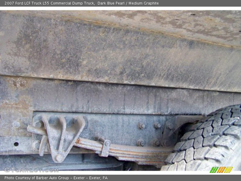 Dark Blue Pearl / Medium Graphite 2007 Ford LCF Truck L55 Commercial Dump Truck