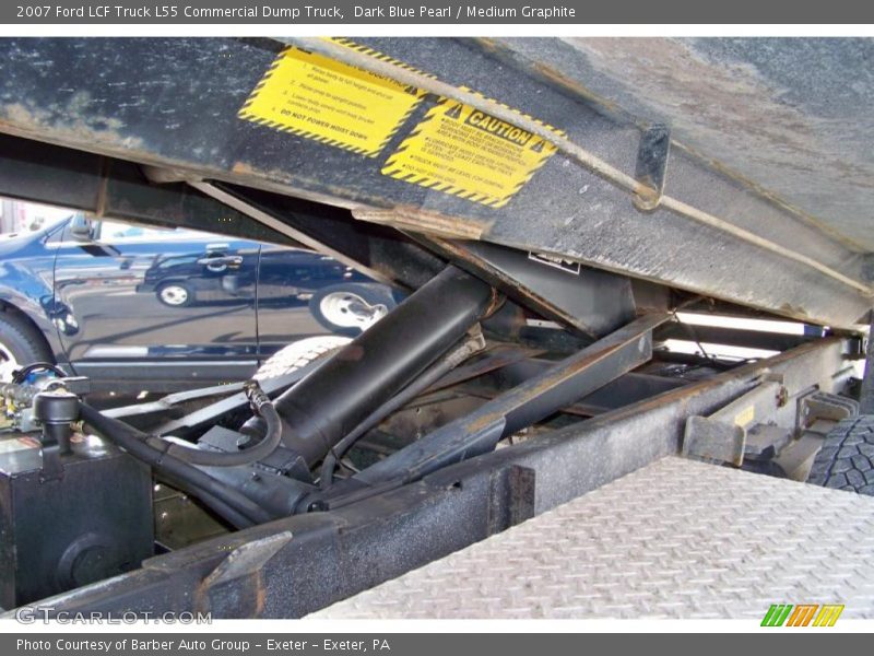 Dark Blue Pearl / Medium Graphite 2007 Ford LCF Truck L55 Commercial Dump Truck