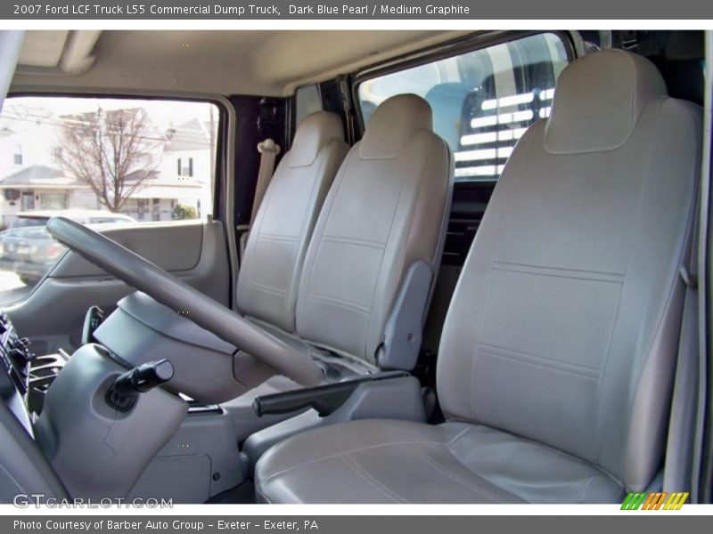 Dark Blue Pearl / Medium Graphite 2007 Ford LCF Truck L55 Commercial Dump Truck