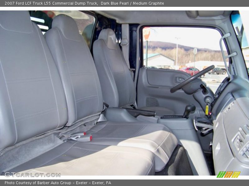 Dark Blue Pearl / Medium Graphite 2007 Ford LCF Truck L55 Commercial Dump Truck