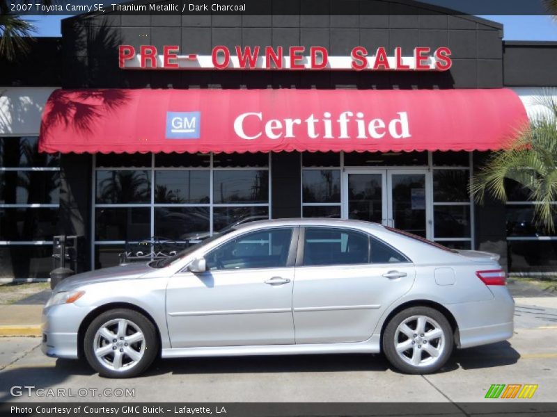 Titanium Metallic / Dark Charcoal 2007 Toyota Camry SE