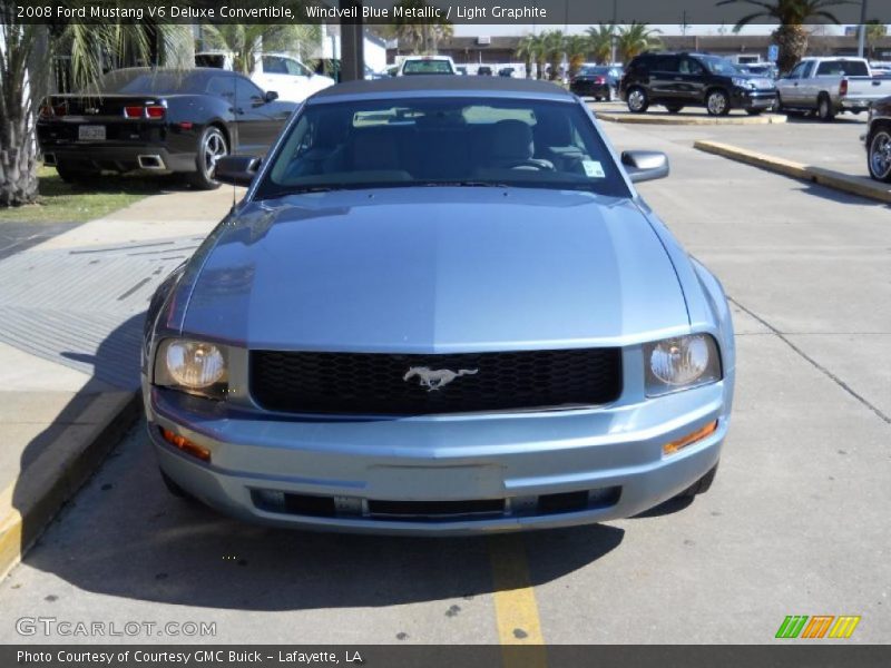 Windveil Blue Metallic / Light Graphite 2008 Ford Mustang V6 Deluxe Convertible