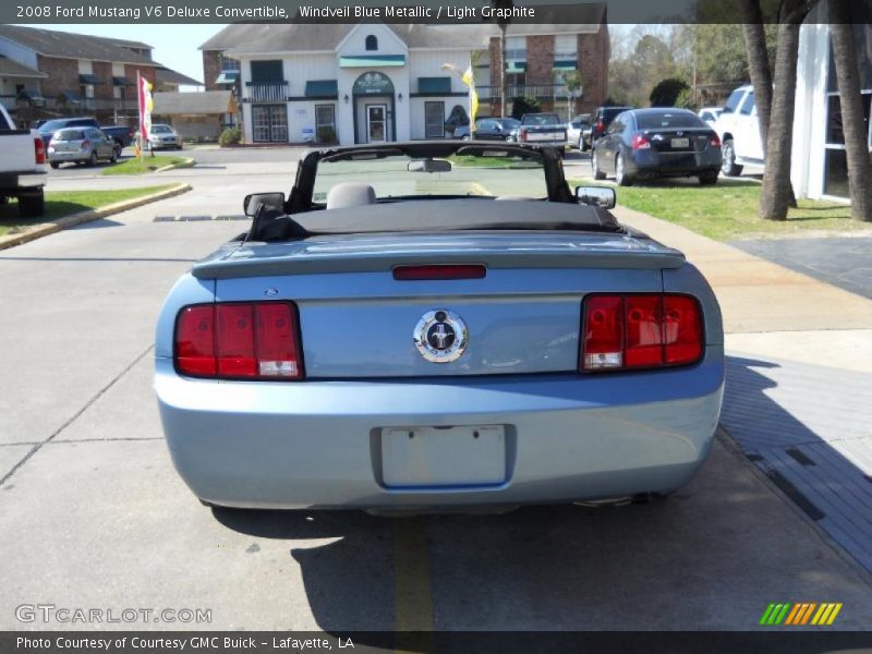 Windveil Blue Metallic / Light Graphite 2008 Ford Mustang V6 Deluxe Convertible