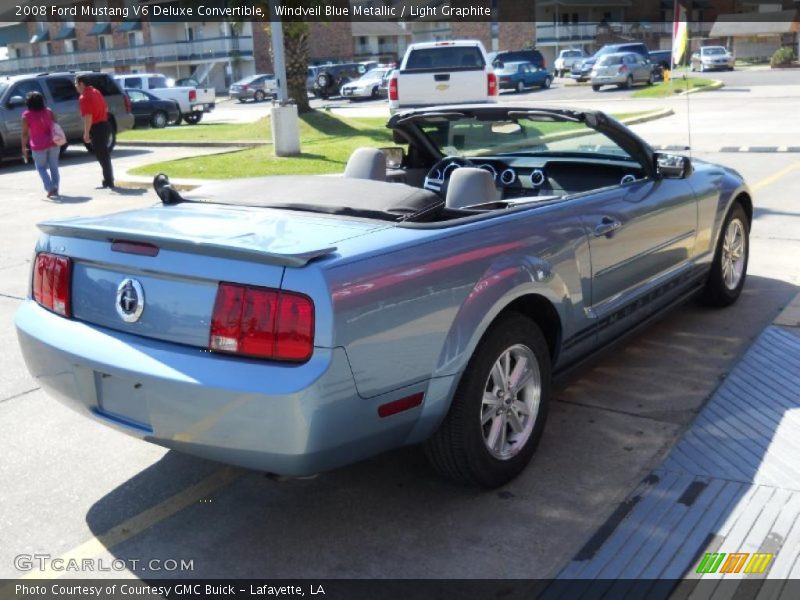 Windveil Blue Metallic / Light Graphite 2008 Ford Mustang V6 Deluxe Convertible