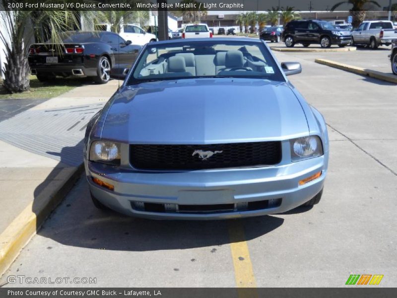 Windveil Blue Metallic / Light Graphite 2008 Ford Mustang V6 Deluxe Convertible