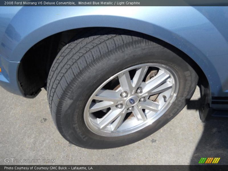 Windveil Blue Metallic / Light Graphite 2008 Ford Mustang V6 Deluxe Convertible