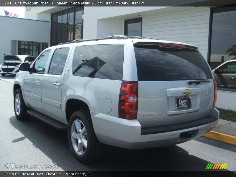 Sheer Silver Metallic / Light Titanium/Dark Titanium 2011 Chevrolet Suburban LT