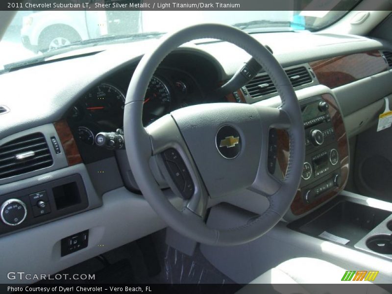 Sheer Silver Metallic / Light Titanium/Dark Titanium 2011 Chevrolet Suburban LT