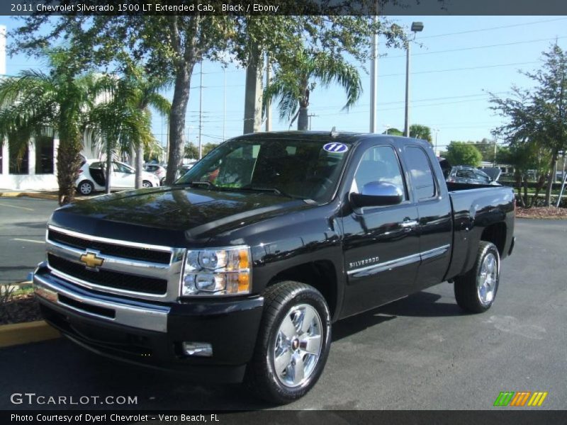 Black / Ebony 2011 Chevrolet Silverado 1500 LT Extended Cab