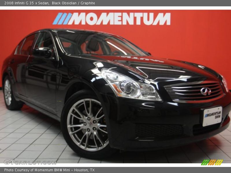 Black Obsidian / Graphite 2008 Infiniti G 35 x Sedan