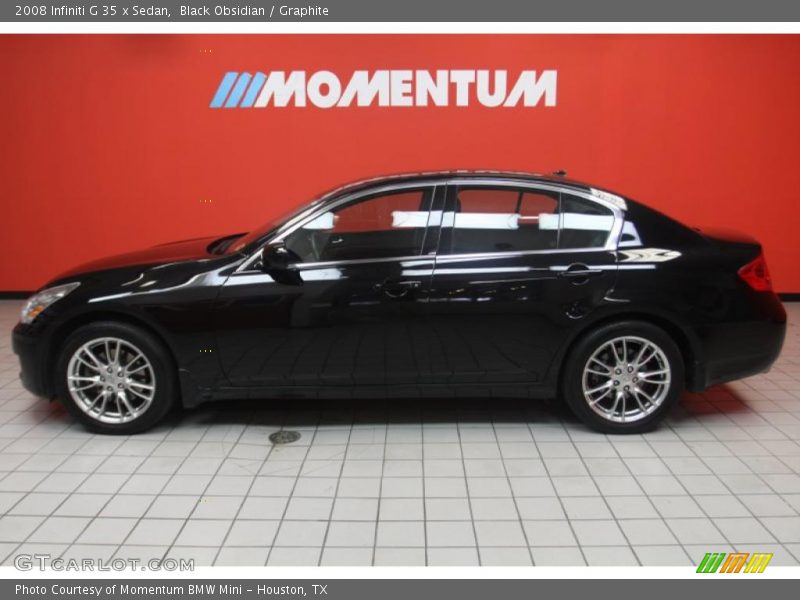 Black Obsidian / Graphite 2008 Infiniti G 35 x Sedan