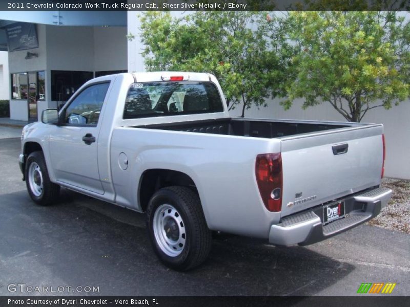 Sheer Silver Metallic / Ebony 2011 Chevrolet Colorado Work Truck Regular Cab