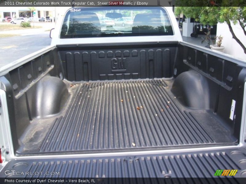 Sheer Silver Metallic / Ebony 2011 Chevrolet Colorado Work Truck Regular Cab
