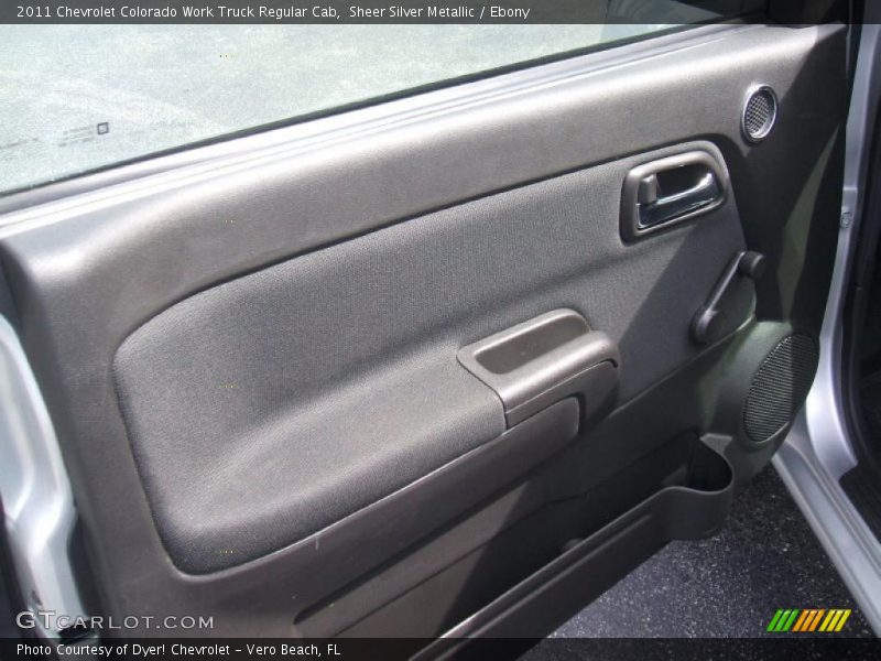 Sheer Silver Metallic / Ebony 2011 Chevrolet Colorado Work Truck Regular Cab