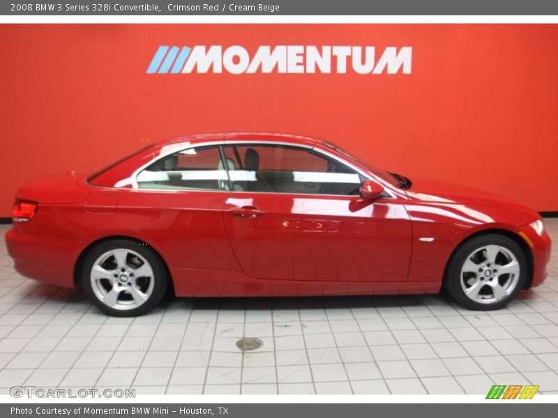 Crimson Red / Cream Beige 2008 BMW 3 Series 328i Convertible