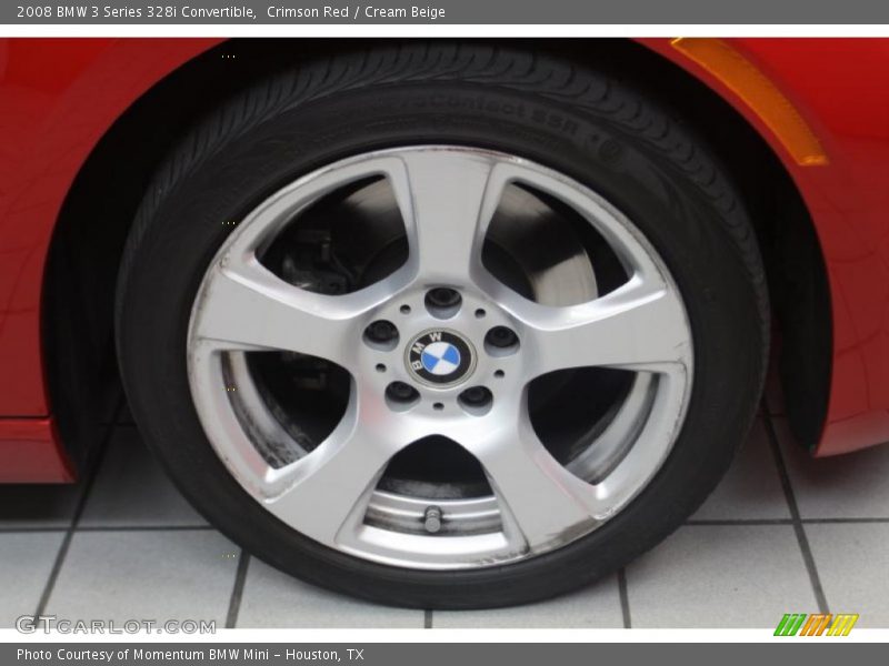 Crimson Red / Cream Beige 2008 BMW 3 Series 328i Convertible