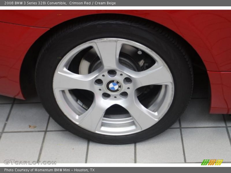 Crimson Red / Cream Beige 2008 BMW 3 Series 328i Convertible