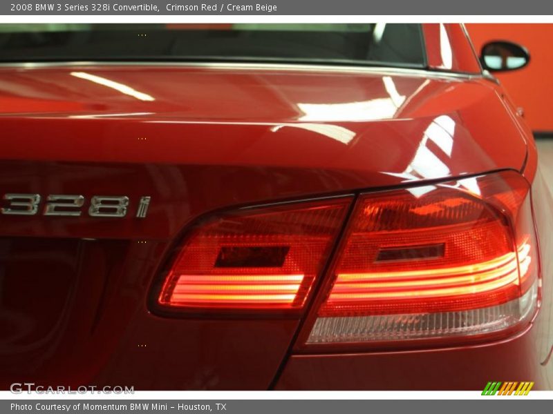 Crimson Red / Cream Beige 2008 BMW 3 Series 328i Convertible