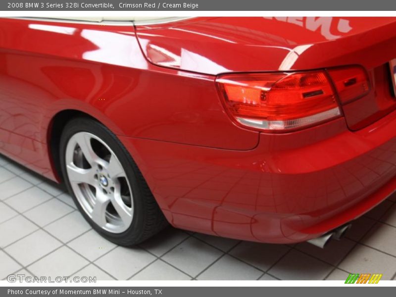 Crimson Red / Cream Beige 2008 BMW 3 Series 328i Convertible