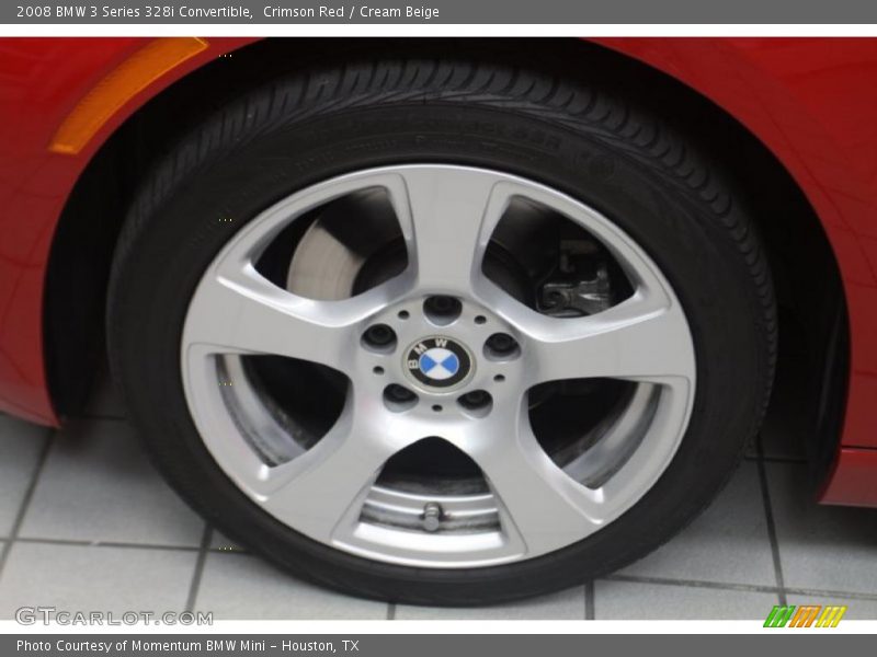 Crimson Red / Cream Beige 2008 BMW 3 Series 328i Convertible
