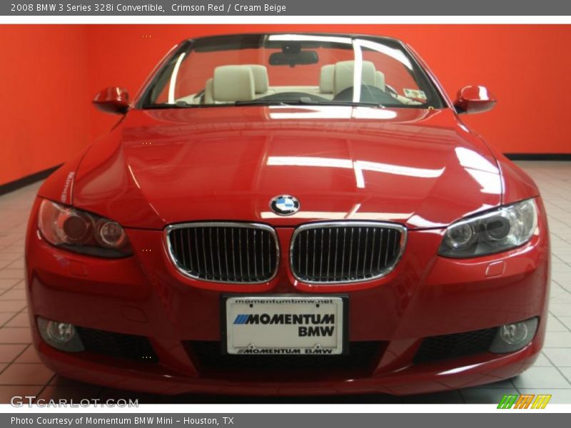 Crimson Red / Cream Beige 2008 BMW 3 Series 328i Convertible