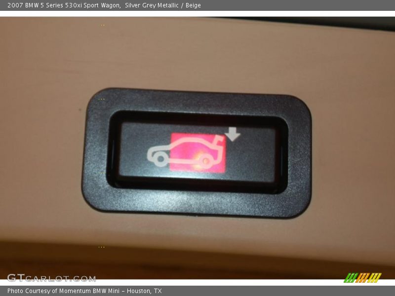Silver Grey Metallic / Beige 2007 BMW 5 Series 530xi Sport Wagon
