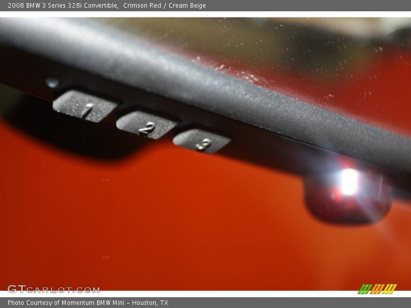 Crimson Red / Cream Beige 2008 BMW 3 Series 328i Convertible