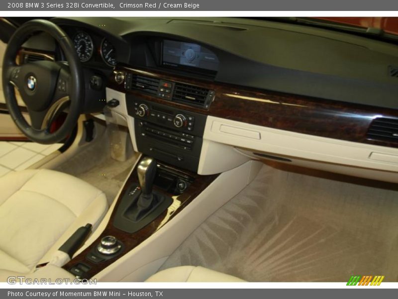 Crimson Red / Cream Beige 2008 BMW 3 Series 328i Convertible