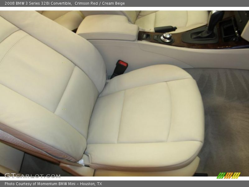 Crimson Red / Cream Beige 2008 BMW 3 Series 328i Convertible