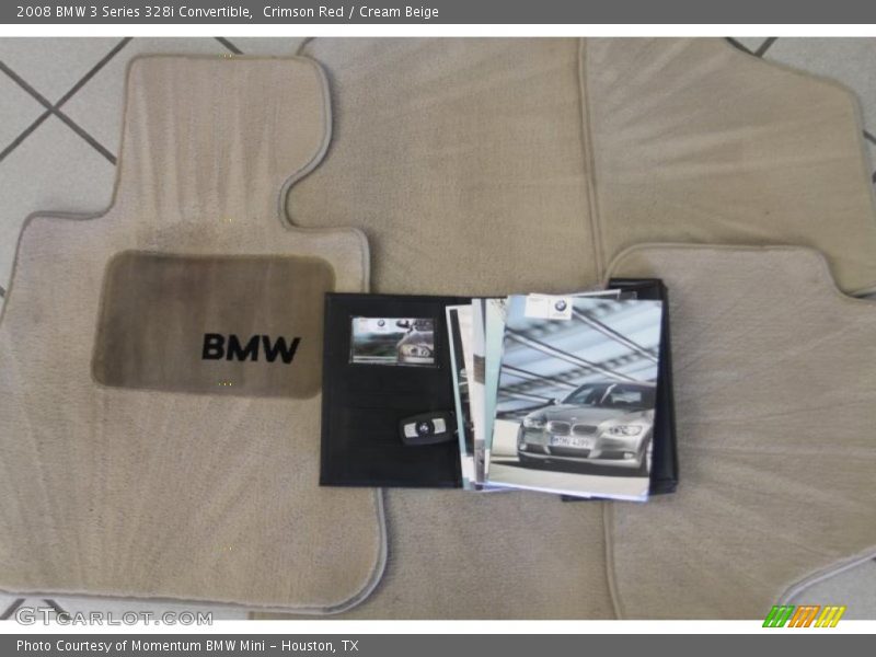 Crimson Red / Cream Beige 2008 BMW 3 Series 328i Convertible