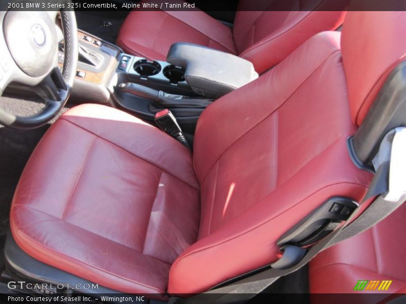 Alpine White / Tanin Red 2001 BMW 3 Series 325i Convertible