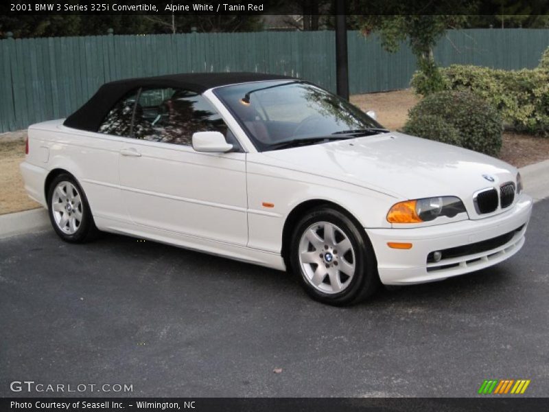 Alpine White / Tanin Red 2001 BMW 3 Series 325i Convertible