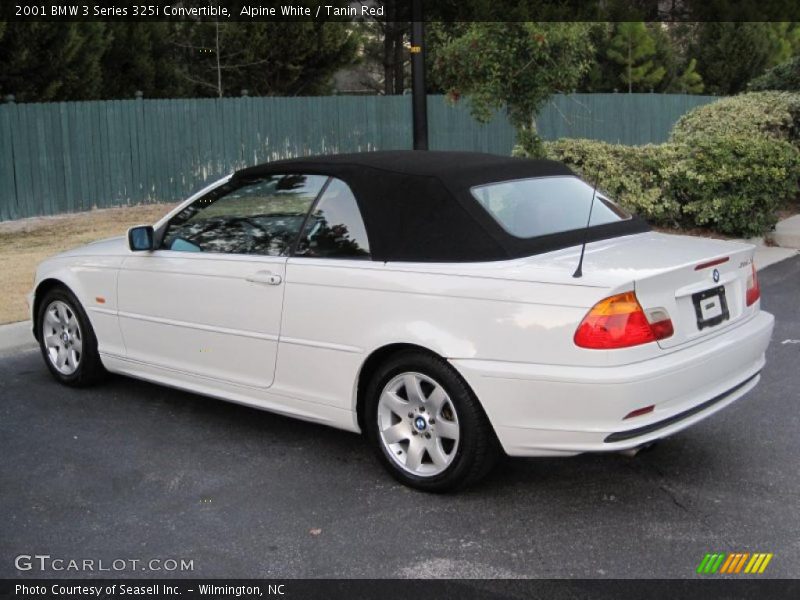 Alpine White / Tanin Red 2001 BMW 3 Series 325i Convertible