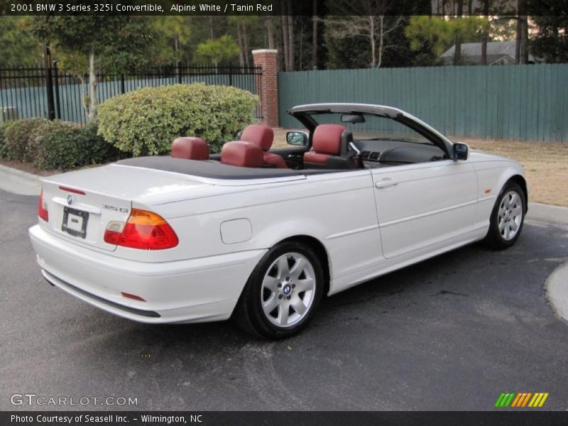 Alpine White / Tanin Red 2001 BMW 3 Series 325i Convertible
