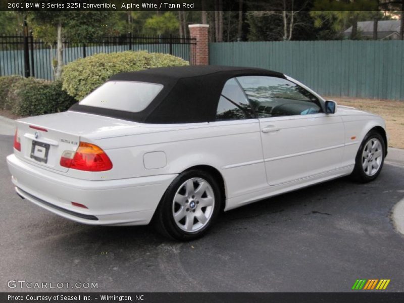 Alpine White / Tanin Red 2001 BMW 3 Series 325i Convertible