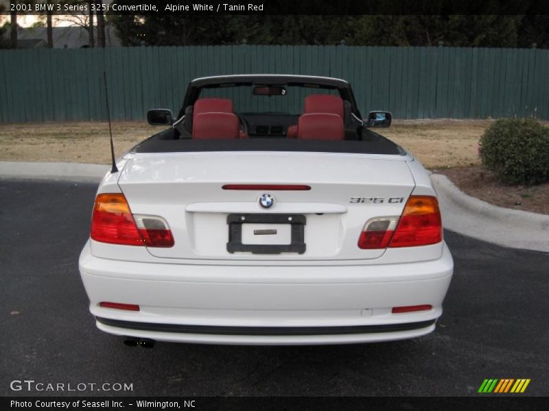 Alpine White / Tanin Red 2001 BMW 3 Series 325i Convertible