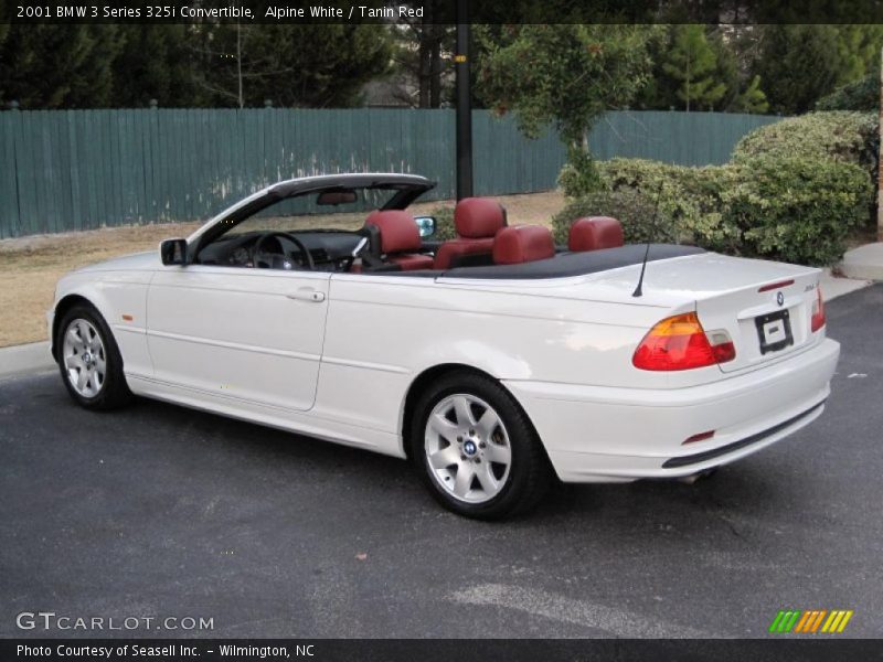 Alpine White / Tanin Red 2001 BMW 3 Series 325i Convertible