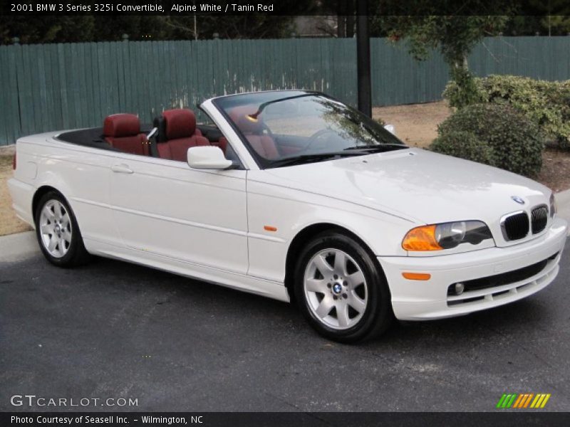 Alpine White / Tanin Red 2001 BMW 3 Series 325i Convertible