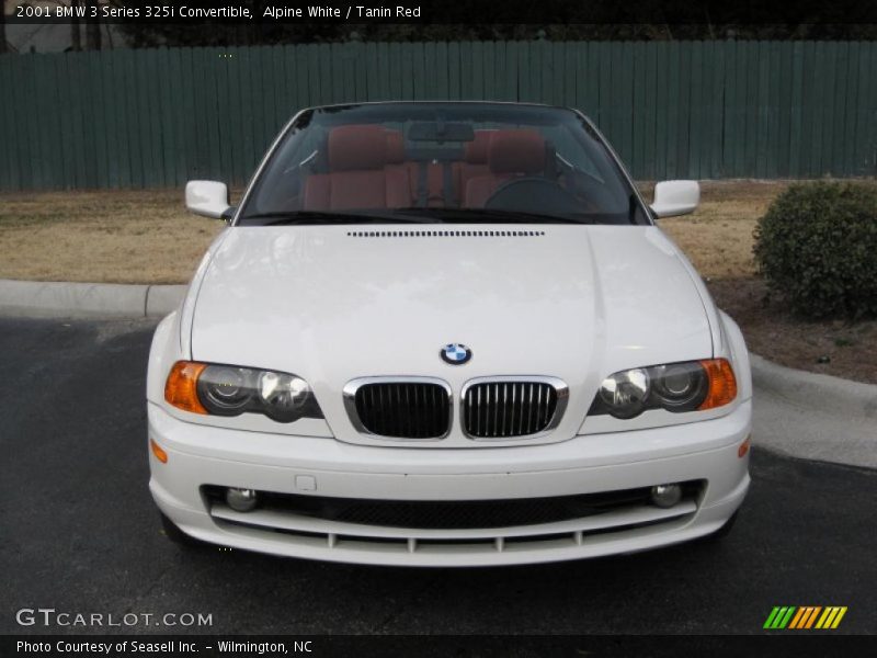 Alpine White / Tanin Red 2001 BMW 3 Series 325i Convertible