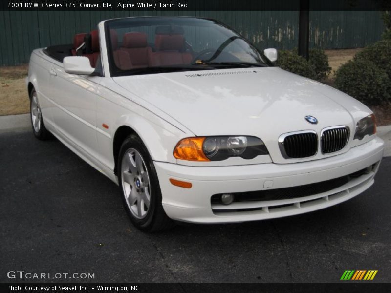 Alpine White / Tanin Red 2001 BMW 3 Series 325i Convertible