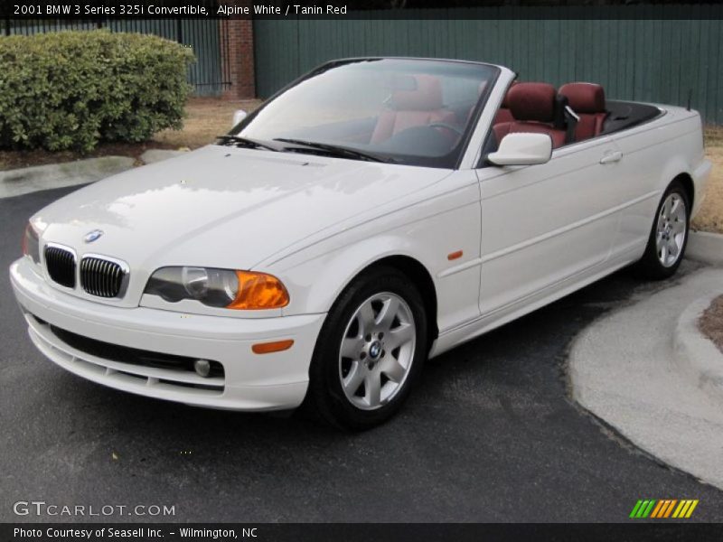 Alpine White / Tanin Red 2001 BMW 3 Series 325i Convertible