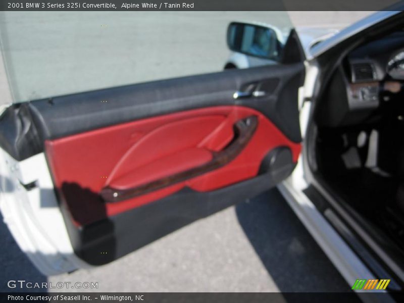 Alpine White / Tanin Red 2001 BMW 3 Series 325i Convertible