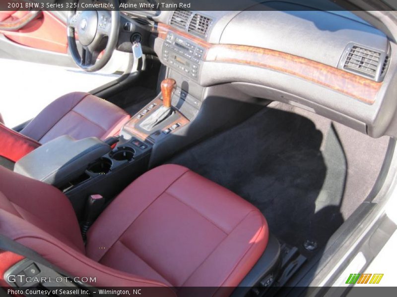 Alpine White / Tanin Red 2001 BMW 3 Series 325i Convertible