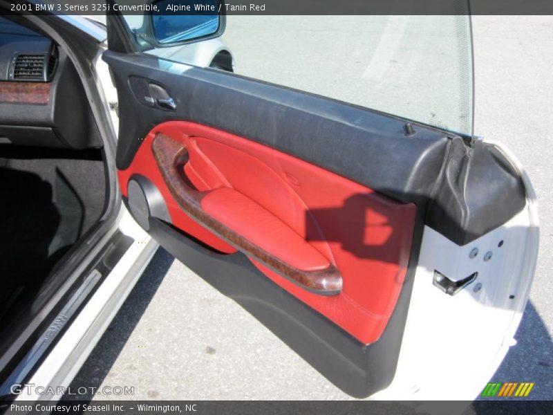 Alpine White / Tanin Red 2001 BMW 3 Series 325i Convertible