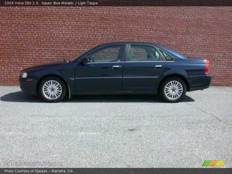 Nautic Blue Metallic / Light Taupe 2004 Volvo S80 2.9