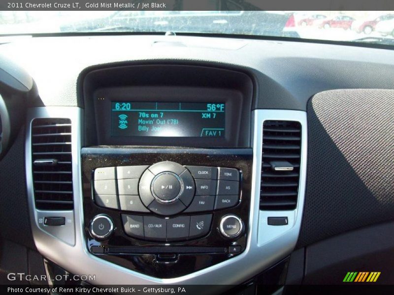 Gold Mist Metallic / Jet Black 2011 Chevrolet Cruze LT